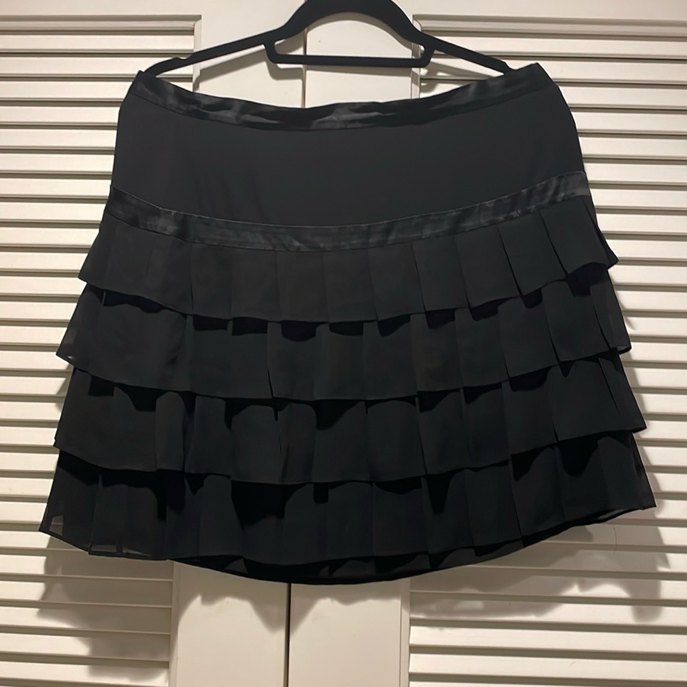 French Connection tiered mini skirt